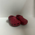 girls' red crocs 5c