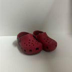 girls' red crocs 5c