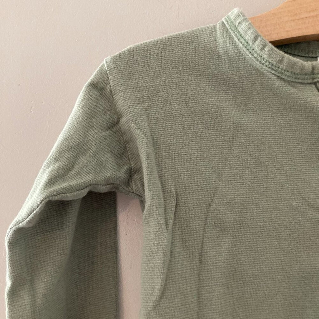 zara boys' green long-sleeve tee 12-18M