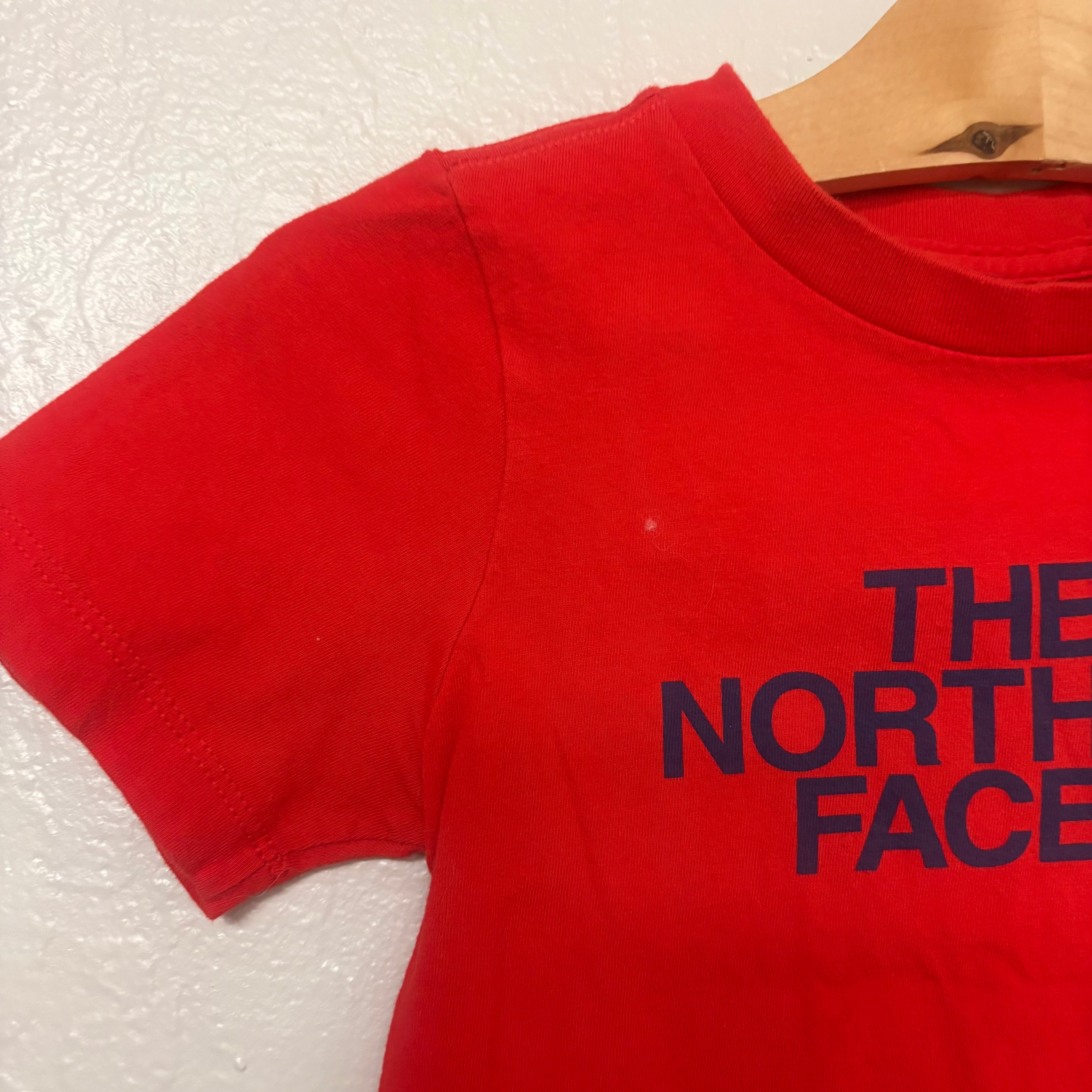 the north face boys’ red tee 4Y