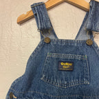 osh kosh b’gosh vintage blue denim overalls 4Y