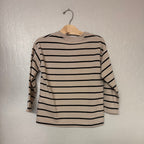 zara stripe oversized tee 6-7Y