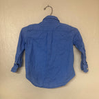 polo ralph lauren blue button-down 2T