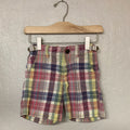 baby gap plaid boys' shorts 2Y