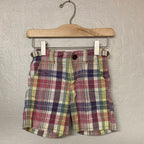 baby gap plaid boys' shorts 2Y