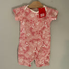 winter weather factory girls' pink romper 12M