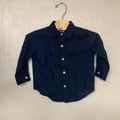 janie and jack boys' navy button-up 12-18M