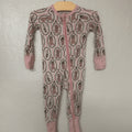 in my jammers girls' pink footie 6-9M