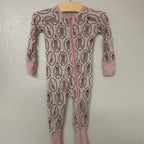 in my jammers girls' pink footie 6-9M