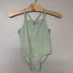 modern moments girls green swimsuit 18M