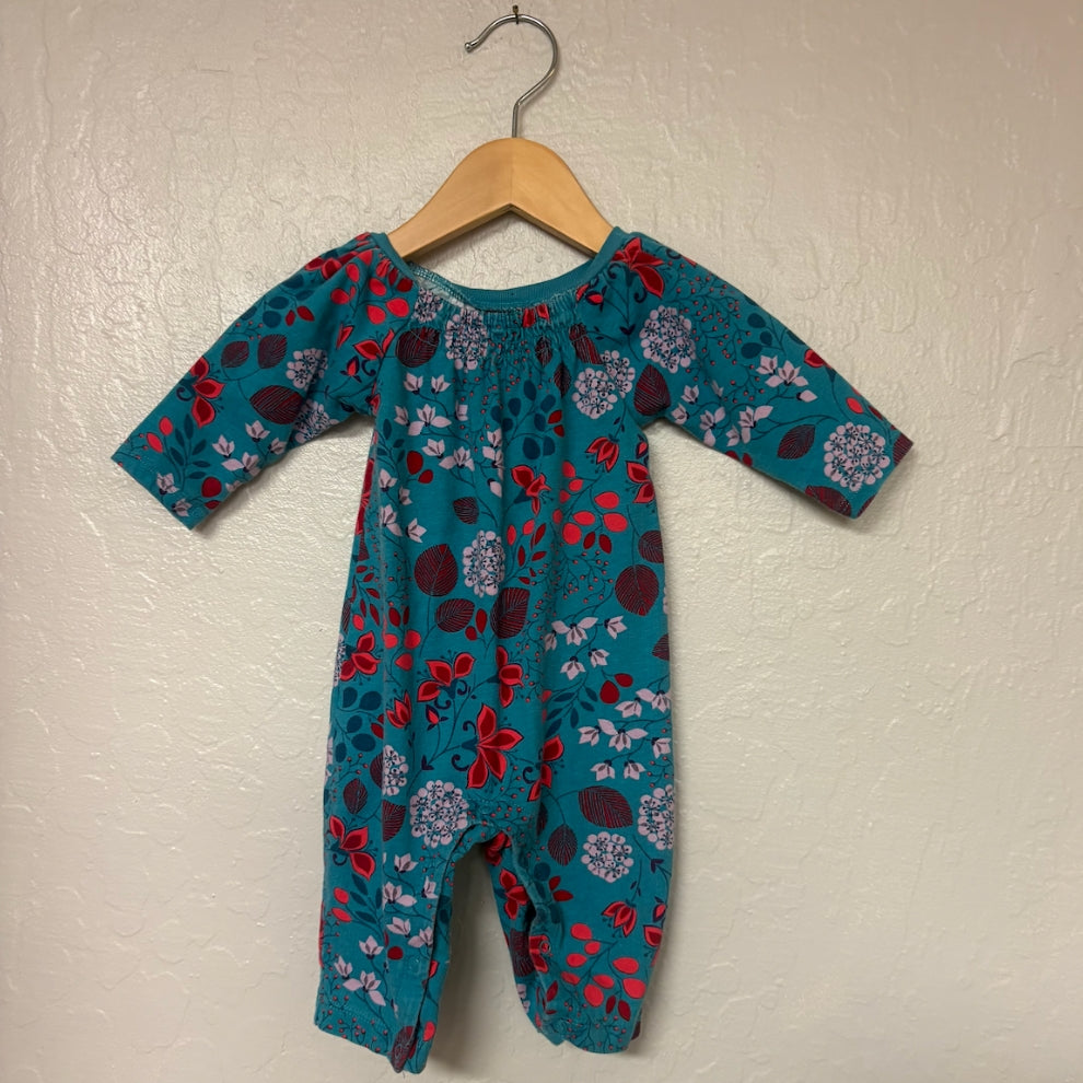 Tea Collection Blue Girls Romper 0-3M