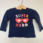 hanna andersson blue boys' tee 3Y