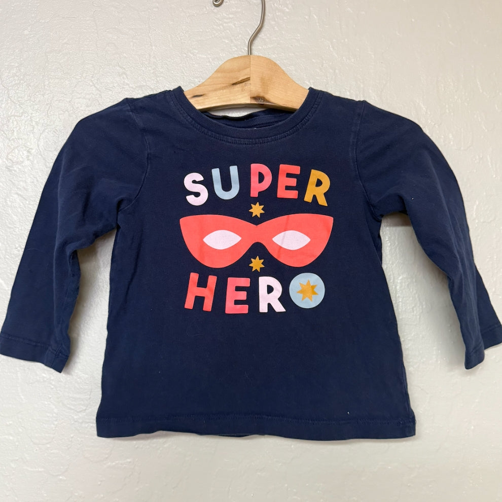 hanna andersson blue boys' tee 3Y