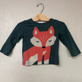 hanna andersson boys green long-sleeve 3Y