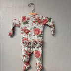 angel dear floral footie newborn