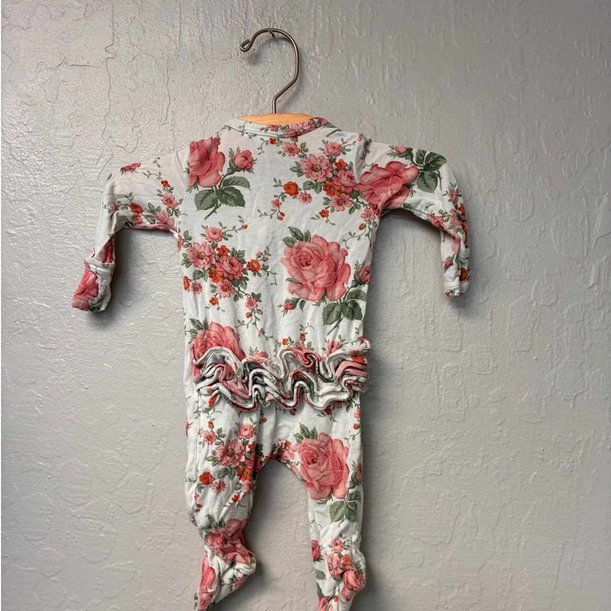 angel dear floral footie newborn