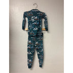 little sleepies holiday train pajama set 18-24M