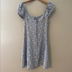 brandy melville blue floral dress