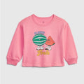 baby gap girls' hot pink sweatshirt 12-18M