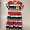 mini boden rainbow stripe dress 11-12Y