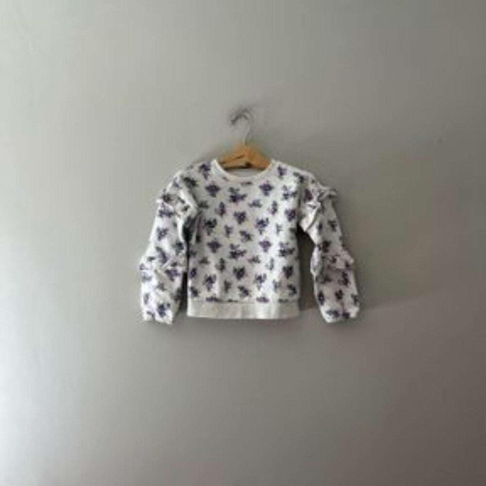 janie and jack floral sweatshirt 6Y