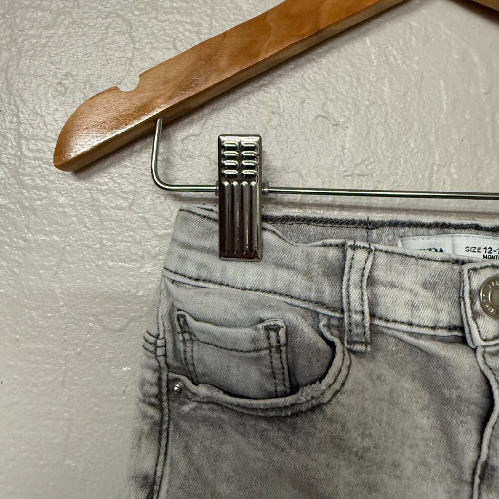 zara boys' acid gray shorts‎ 12-18M