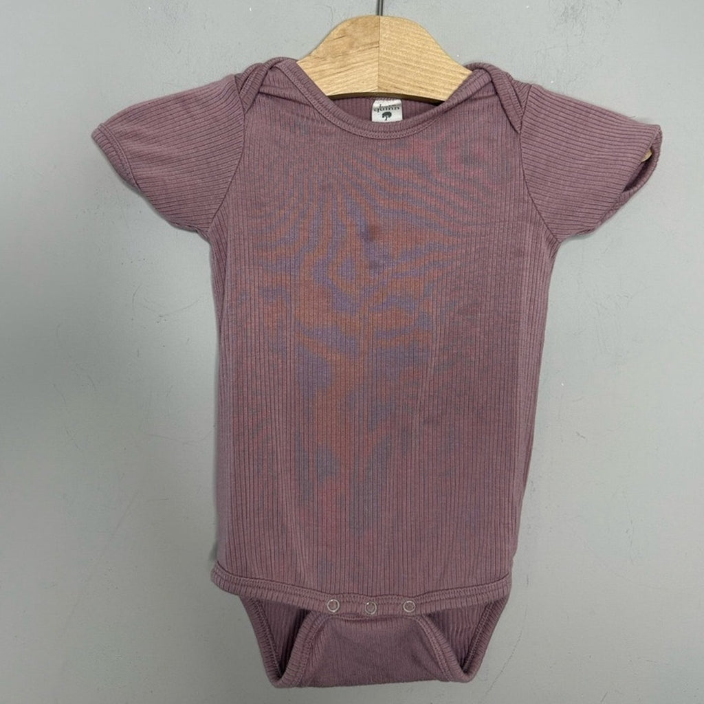 kate quinn girls' bamboo purple set 6-12M