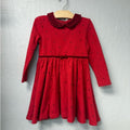 mini boden red polka dot dress 5-6Y
