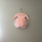 lola and the boys pink tulle dress 6-12M