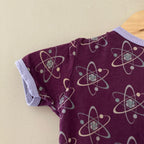 kickee pants purple atom pajamas 4T