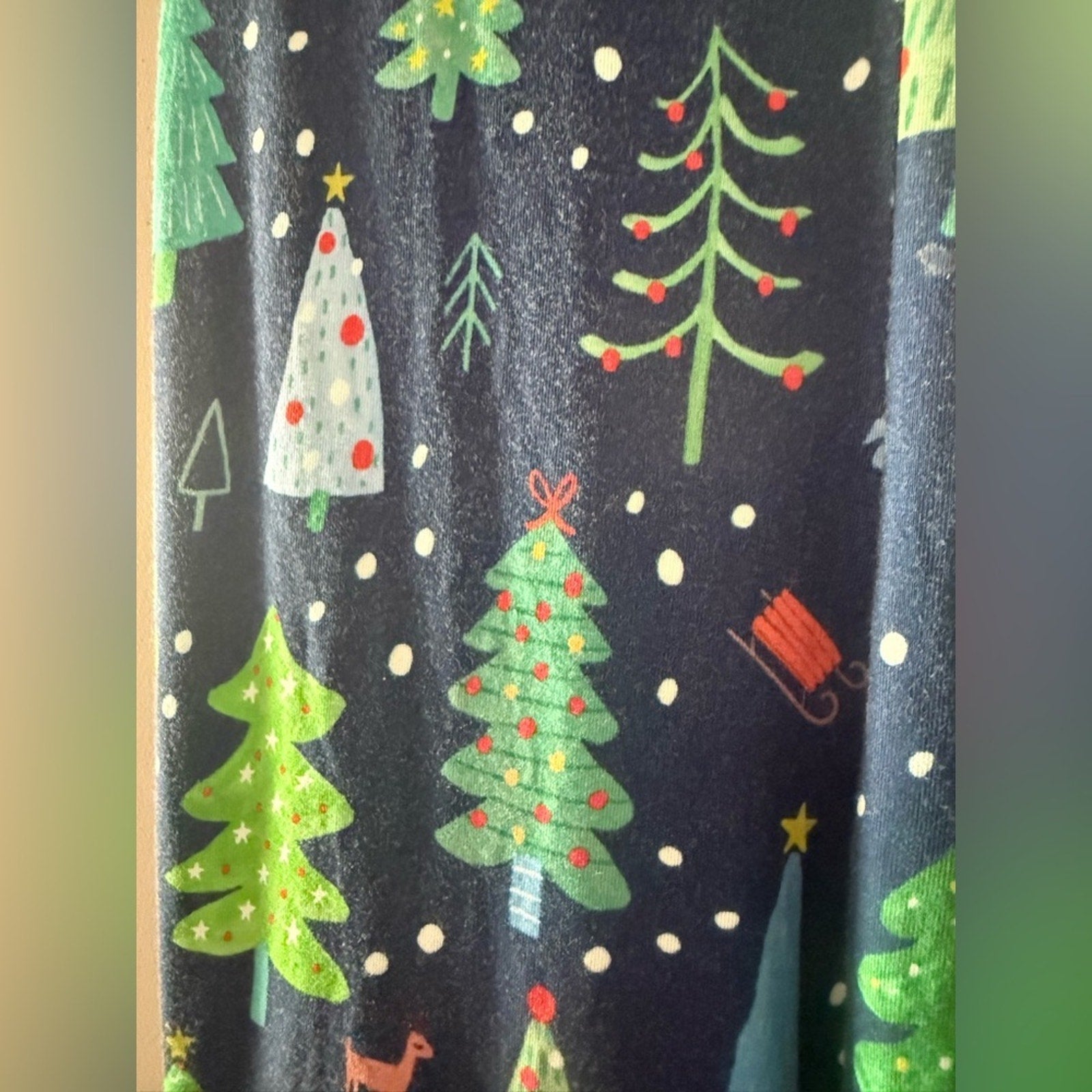 little sleepies merry‎ and bright pajama pants 9-10Y