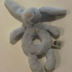 jellycat blue bunny rattle