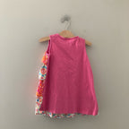 hanna andersson‎ pink floral blouse 8Y