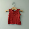 zara boys' red tank 12-18M