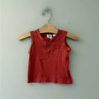 zara boys' red tank 12-18M