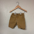 baby gap boys tan chino cutoff short 18-24M