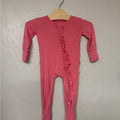 laree + co. girls' pink footie 0-3M