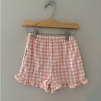 modern moments pink gingham shorts 5Y