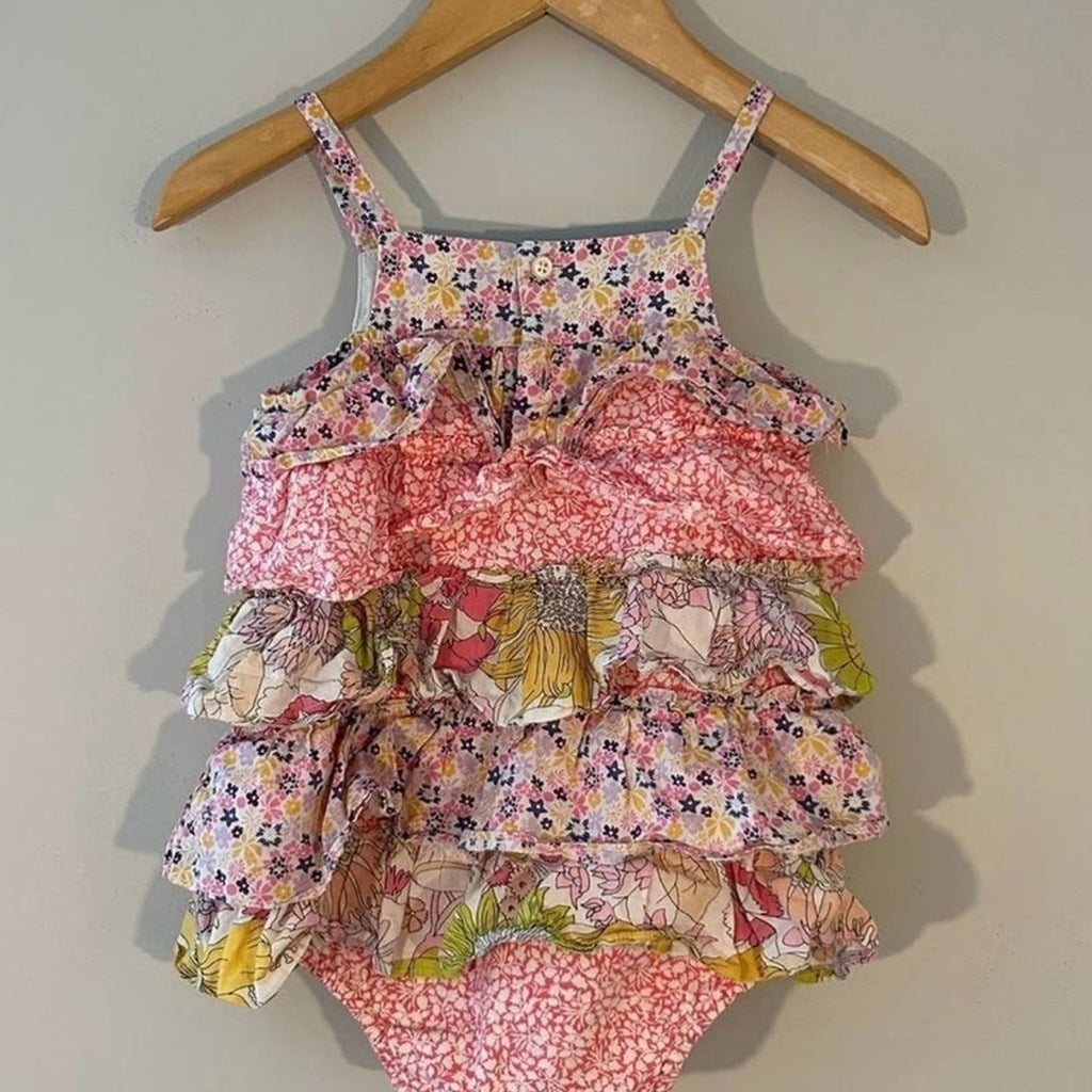 liberty of london floral romper 24M