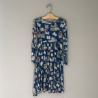 posh peanut blue book dress 10Y