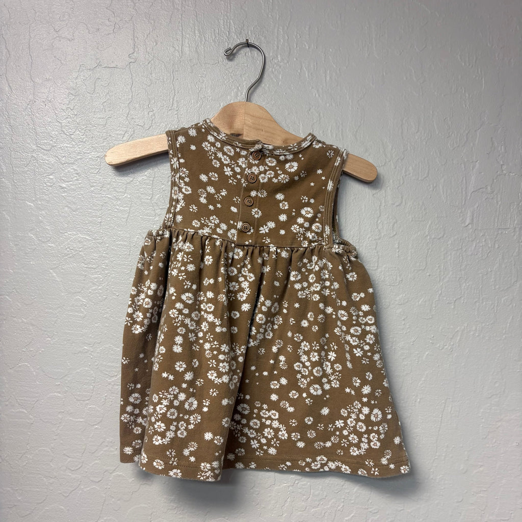 jamie kay neutral floral print dress 2Y