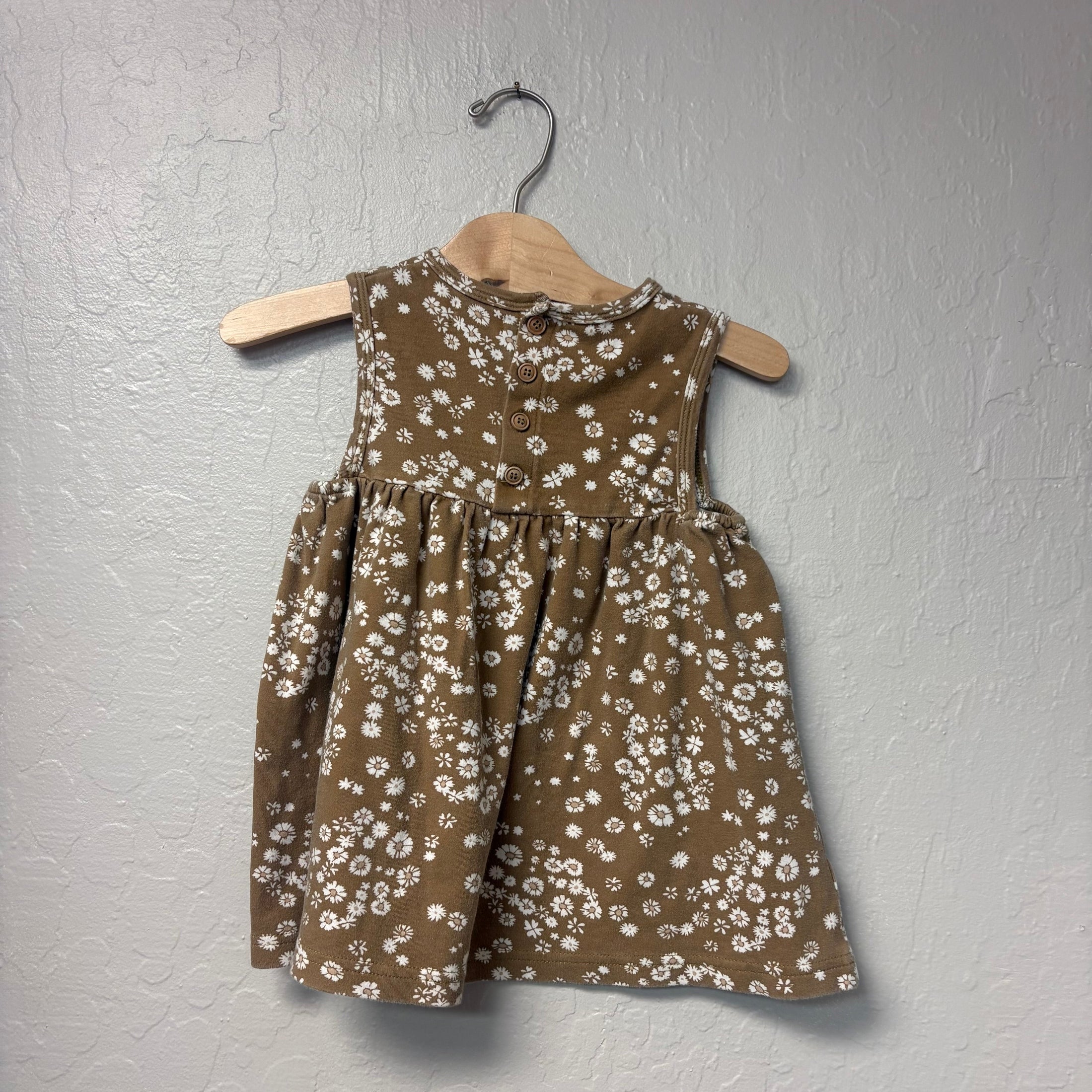 jamie kay neutral floral print dress 2Y
