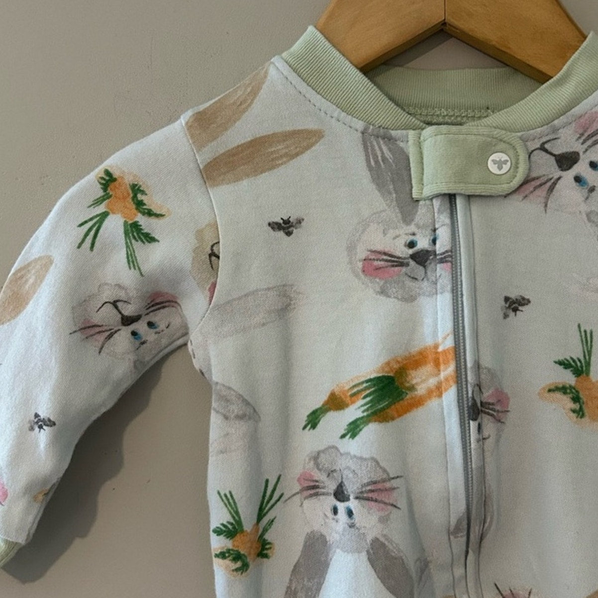 burt's bees baby bunny footie 3-6M
