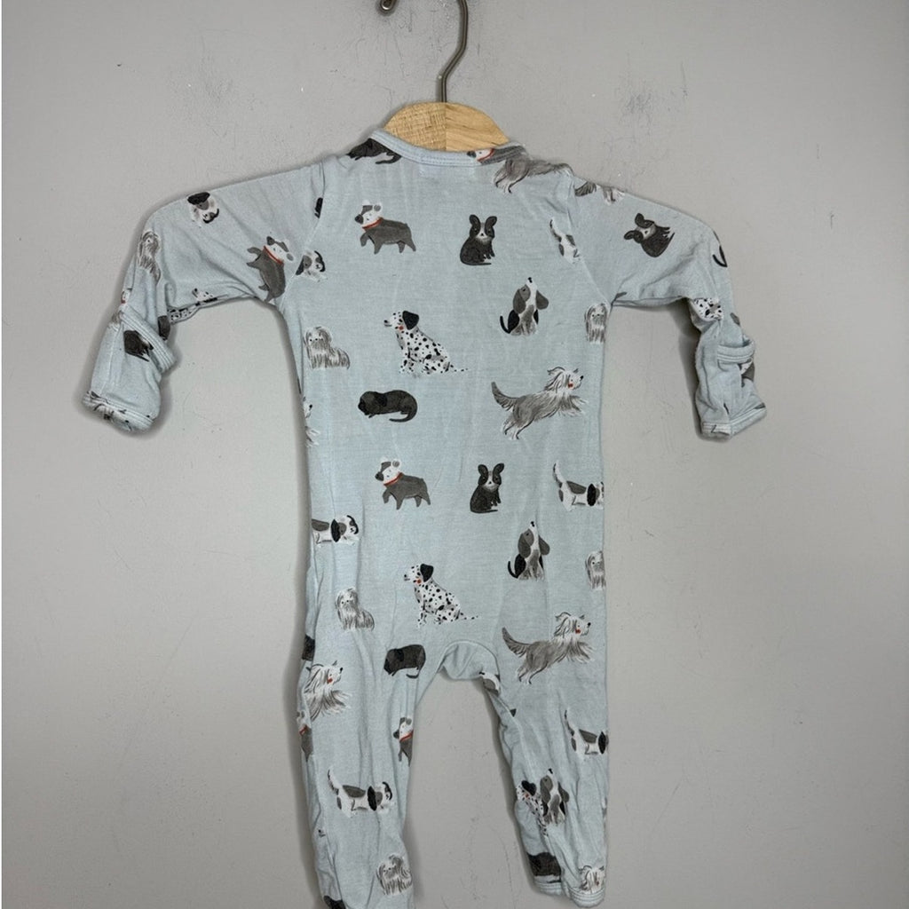 angel dear bamboo dog footie 0-3M