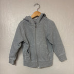hanna andersson boys' gray hoodie 4Y