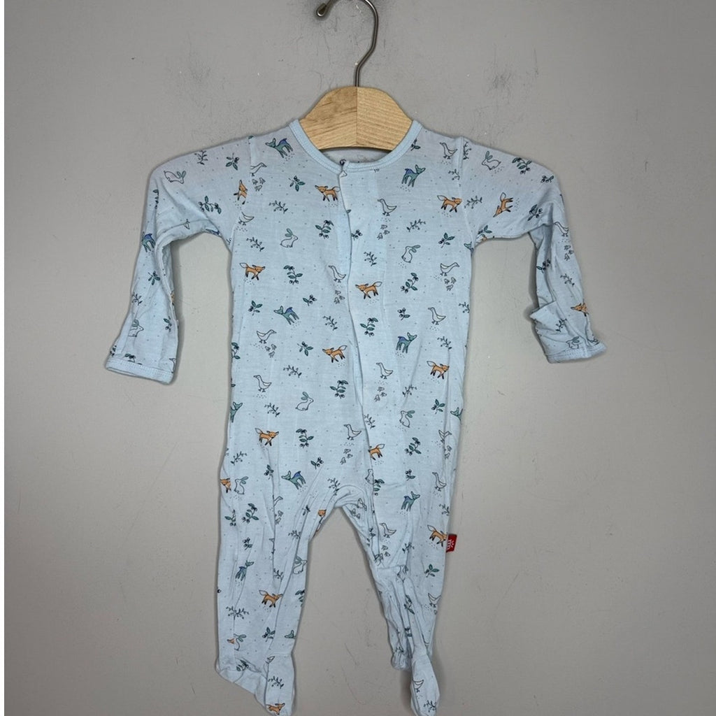 magnetic me footie blue 0-3M