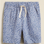 crewcuts floral boys' linen shorts 4Y