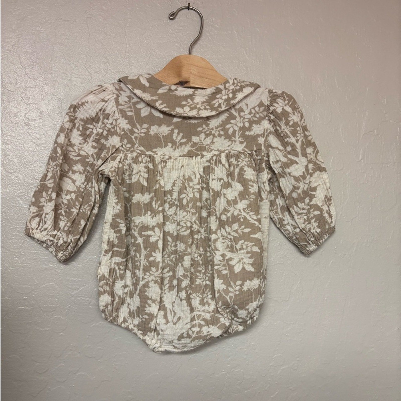 reverie threads girls' floral romper 2-3Y