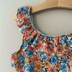 zara girls' floral crop top 11-12Y