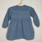 zara girls' ribbed dress 3-4Y